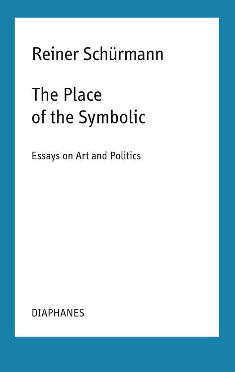 Reiner Schürmann: Symbolic Difference