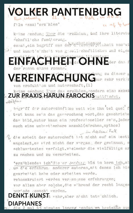 Volker Pantenburg: Einfachheit ohne Vereinfachung